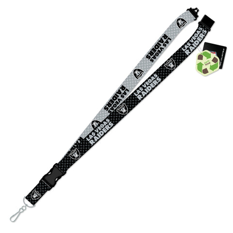 Las Vegas Raiders Lanyard Sustainable Diamond Plate-0