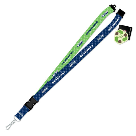 Seattle Seahawks Lanyard Sustainable Diamond Plate-0