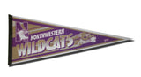 Northwestern Wildcats Pennant 12x30 Carded Rico-0