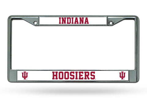 Indiana Hoosiers License Plate Frame Chrome-0