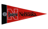 Nebraska Cornhuskers Pennant Mini Single Script Logo CO-0