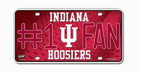 Indiana Hoosiers License Plate #1 Fan-0