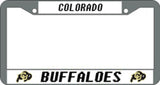 Colorado Buffaloes License Plate Frame Chrome - Special Order-0