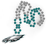 Philadelphia Eagles Beads with Medallion Mardi Gras Style-0