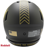 Kansas City Chiefs Helmet Riddell Authentic Full Size Speed Style Salute To Service 2025-2