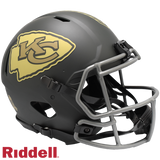 Kansas City Chiefs Helmet Riddell Authentic Full Size Speed Style Salute To Service 2025-0