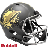 Miami Dolphins Helmet Riddell Replica Full Size Speed Style Salute To Service 2025-0