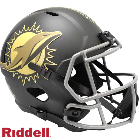 Miami Dolphins Helmet Riddell Replica Full Size Speed Style Salute To Service 2025-0
