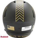 New York Giants Helmet Riddell Replica Full Size Speed Style Salute To Service 2025-2