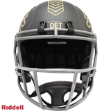 Detroit Lions Helmet Riddell Replica Full Size Speed Style Salute To Service 2025-1