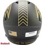 Baltimore Ravens Helmet Riddell Replica Full Size Speed Style Salute To Service 2025-2