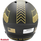 Seattle Seahawks Helmet Riddell Replica Full Size Speed Style Salute To Service 2025-2
