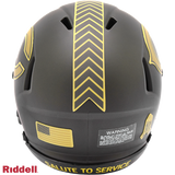 Chicago Bears Helmet Riddell Replica Mini Speed Style Salute To Service 2025-2