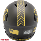 Cincinnati Bengals Helmet Riddell Replica Mini Speed Style Salute To Service 2025-2