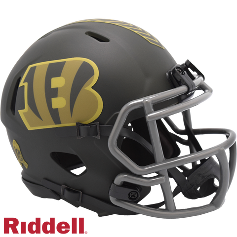 Cincinnati Bengals Helmet Riddell Replica Mini Speed Style Salute To S – Team Fan Cave
