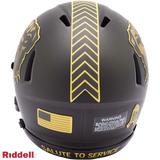 Cleveland Browns Helmet Riddell Replica Mini Speed Style Salute To Service 2025-1