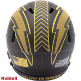 Los Angeles Chargers Helmet Riddell Replica Mini Speed Style Salute To Service 2025-2