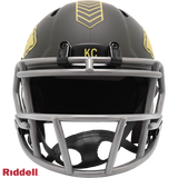 Kansas City Chiefs Helmet Riddell Replica Mini Speed Style Salute To Service 2025-1