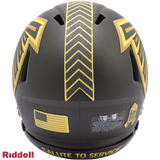 Atlanta Falcons Helmet Riddell Replica Mini Speed Style Salute To Service 2025-2