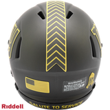 New York Giants Helmet Riddell Replica Mini Speed Style Salute To Service 2025-1