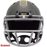 New York Giants Helmet Riddell Replica Mini Speed Style Salute To Service 2025-2