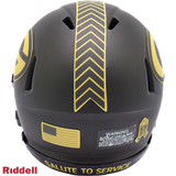 Green Bay Packers Helmet Riddell Replica Mini Speed Style Salute To Service 2025-1
