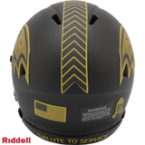 Baltimore Ravens Helmet Riddell Replica Mini Speed Style Salute To Service 2025-2