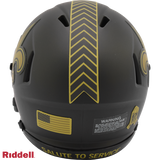 New Orleans Saints Helmet Riddell Replica Mini Speed Style Salute To Service 2025-2