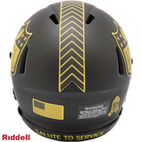 NFL Shield Helmet Riddell Replica Mini Speed Style Salute To Service 2025-1