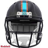 Miami Dolphins Helmet Riddell Replica Full Size Speed Style Rivalry Alternate 2025-2