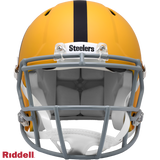 Pittsburgh Steelers Helmet Riddell Authentic Full Size Speed Style On-Field Alternate 2025 - Special Order-1