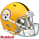 Pittsburgh Steelers Helmet Riddell Authentic Full Size Speed Style On-Field Alternate 2025 - Special Order-0