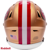 San Francisco 49ers Helmet Riddell Replica Mid-Size MIDI SpeedFlex Style-2
