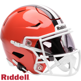 Cleveland Browns Helmet Riddell Replica Mid-Size MIDI SpeedFlex Style-0