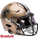 New Orleans Saints Helmet Riddell Replica Mid-Size MIDI SpeedFlex Style-0