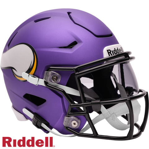 Minnesota Vikings Helmet Riddell Replica Mid-Size MIDI SpeedFlex Style-0