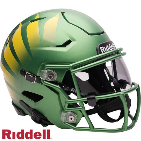 Oregon Ducks Helmet Riddell Replica Mid-Size MIDI SpeedFlex Style Green Wing-0