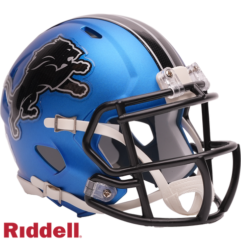 Detroit Lions Helmet Riddell Replica Mini Speed Style Rivalry Alternate 2026-0