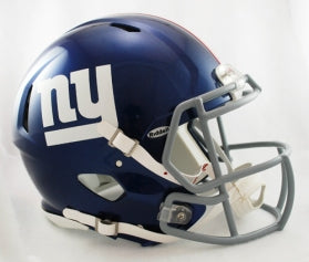 New York Giants Helmet Riddell Authentic Full Size Speed Style-0