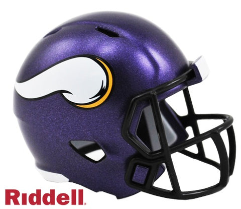 Minnesota Vikings Helmet Riddell Pocket Pro Speed Style-0