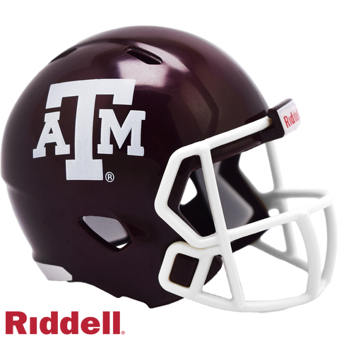 Texas A&M Aggies Helmet Riddell Pocket Pro Speed Style-0