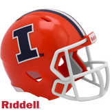 Illinois Fighting Illini Helmet Riddell Pocket Pro Speed Style Periodic Restock-0