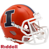 Illinois Fighting Illini Helmet Riddell Replica Mini Speed Style-0