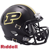 Purdue Boilermakers Helmet Riddell Replica Mini Speed Style Black 2024-0