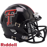Texas Tech Red Raiders Helmet Riddell Replica Mini Speed Style Black-0
