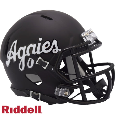 Texas A&M Aggies Helmet Riddell Replica Mini Speed Style Script-0
