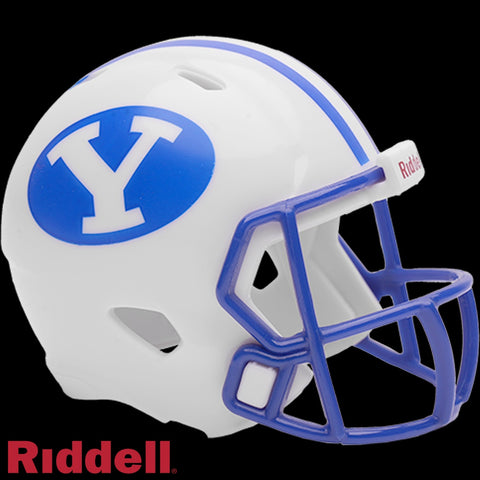 BYU Cougars Helmet Riddell Pocket Pro Speed Style 2026 Periodic Restock-0