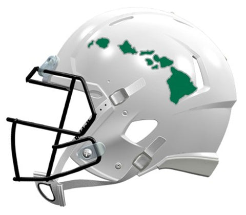 Hawaii Warriors Helmet Riddell Replica Mini Speed Style White-0
