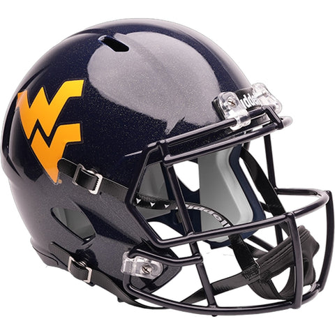 West Virginia Mountaineers Helmet Riddell Replica Mini Speed Style 2026-0