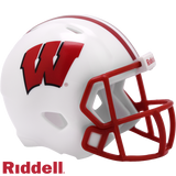 Wisconsin Badgers Helmet Riddell Pocket Pro Speed Style-0